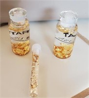 3pc Gold Flakes In Vials