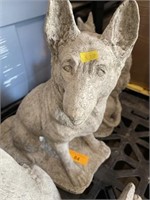 Concrete Dog Statue