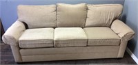 ETHAN ALLEN FURNITURE CREAM COLOR SOFA