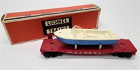 Lionel 6801-75 Flat Car with Boat