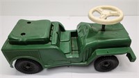 Vintage Andy Gard Ride-On Willy's Plastic Jeep