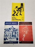 Vintage Hockey and Roller Speed Skating Books