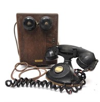1930 Western Electric Telephone &  Ringer Box
