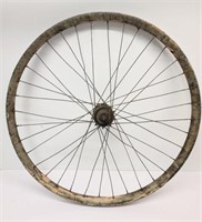 Vintage Rear Wooden Bicycle Wheel
