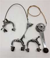 Lot of Brakes and Three Speed Hand Shifter