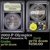 Proof 2002-P Olympics Modern Commem Dollar $1 Grad