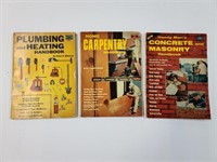 Lot of 3, 1960s, Fawcett How-To Books