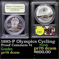 Proof 1995-P Olympics Cycling Modern Commem Dollar