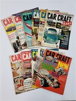 Lot of 11, Car Craft Magazines, Circa 1961