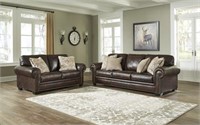 LEATHER SOFA  AND LOVESEAT - 5870238 - 5870235