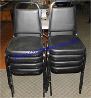 Black Stacking Banquet Chairs