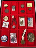 Civil War, GAR, Coins, Medals, Pins Lot