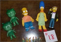 Figurines-Simpsons, Little Green Giants, Dwarves