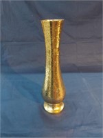 19.25"x6" Brass Engraved Vase