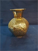 11.25"x 9.5" Brass Vase