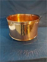 Large Copper Pot/Bucket with Handle 19" Round
