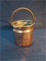 Copper Pot with Heavy Steel Handle 10" Round