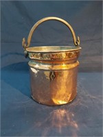 Copper Pot with Heavy Steel Handle 10" Round
