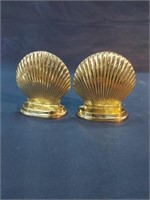 Pair of Brass Seashell Bath Decore 5"x5"