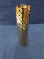 Brass Vase/Cannister 13.25" x 3.75" Round