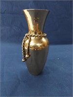 Brass Vase Mini Water Jug Style 9" Tall