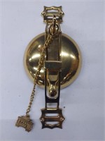 Brass Cable Car Conductor Bell 10"tall x 5"