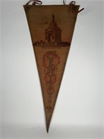 Early PA Memorial Gettysburg Leather Banner