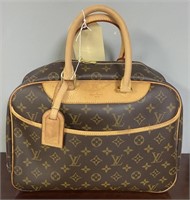 Louis Vuitton Deauville Monogram Satchel Bag