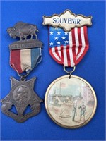 1880’s Civil War GAR Souvenir Medals