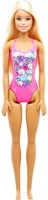 Barbie Beach Doll Pink 1 Piece Swimsuit