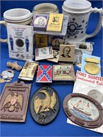 Civil War & History Trinkets Lot