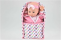 "Allison" Soft Baby Doll in Carrier