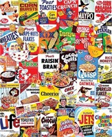 White Mountain Puzzles Cereal Boxes - 1000 Piece