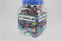 25 piece Plastic Animal Set Ocean Theme