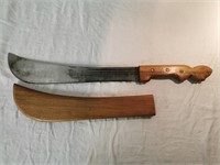 Robert Mole Knife with Wooden Scabbard