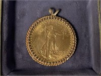 (No Shipping) 1908 $20.00 Saint Gaudens Gold Coin