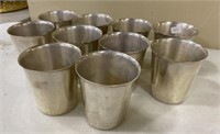 10 S. Kirk & Son Sterling Julep Cups