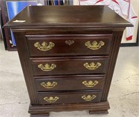 Cherry Chippendale Style Night Stand