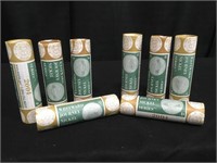 8 US Mint Rolls of 2004 P&D Jefferson Nickels