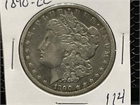 1890 CC Morgen Silver Dollar