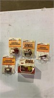 Assorted Die-Cast implements, Die-cast tractor,