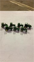 Assorted John Deere tractors