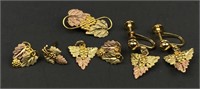 Assorted 10K & 12K Black Hills Gold Jewelry