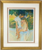 John Asaro Signed Lithograph "Mother's Love"