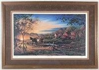 Terry Redlin Signed Print "Morning Rounds"