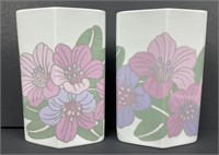 (2) Rosenthal Rosemonde Nairac Vases