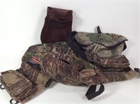 Camo Hunting Bags & Leather Belt Pouch