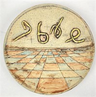 Gail Kendall Ceramic Plate 13 1/2" Diameter