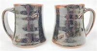 (2) Jeff Oesreich Ceramic Mugs