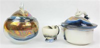 (3) Suzanne Stephenson Luster Porcelain